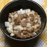 簡単アレンジ＊納豆と長芋と梅干しの和え物